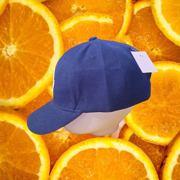 NWT DF Blue Nissan Hook and Loop Closure Adjustable Baseball Hat Cap - Picture 3 of 7